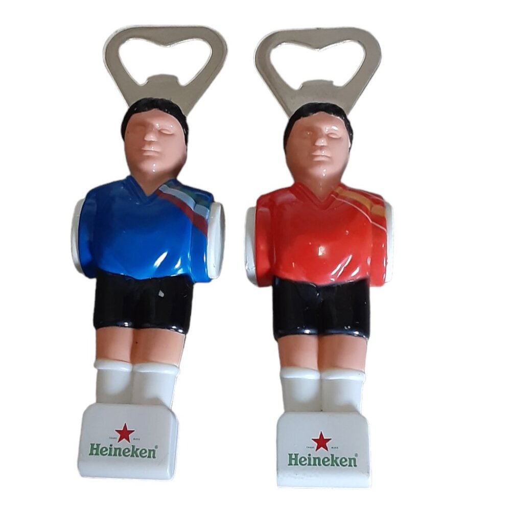 Heineken Foosball Player (Table Hockey) Bottle Openers Lot of 2 Never Used